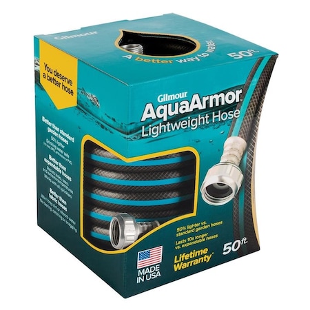 Gilmour Gilmour AquaArmor 1/2 in. D X 50 ft. L Expandable Lightweight Garden Hose 869501-1001